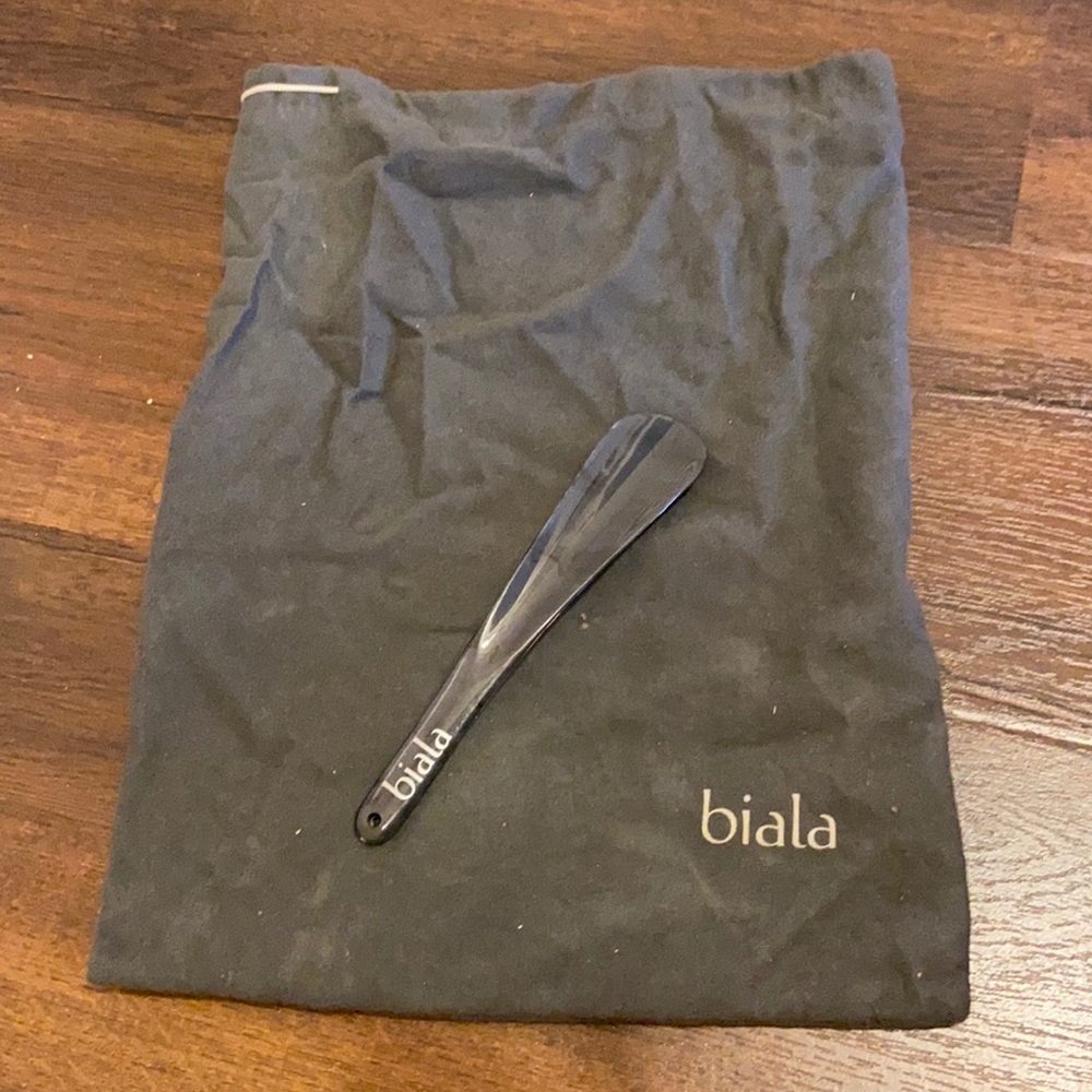 BIALA GRAY DUST BAG & SHOE HORN